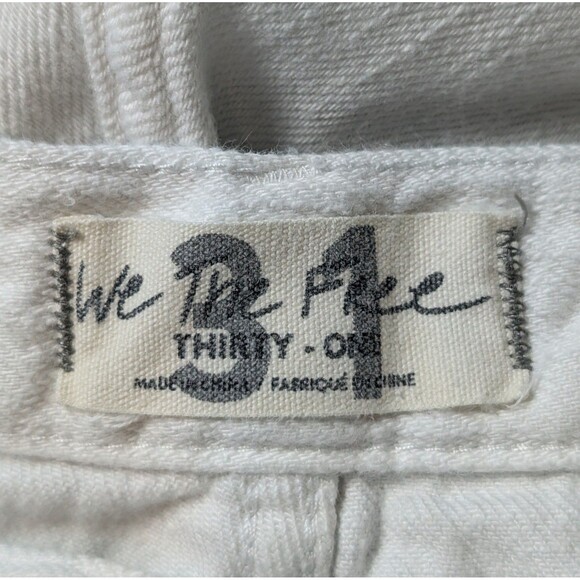 Free People We The Free Size 31 Cut Off Denim Shorts Button Fly Cotton Lot Of 2 - Picture 11 of 13